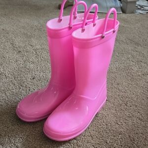 Pink Rain Boots
